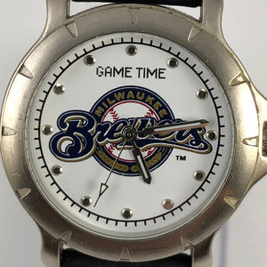 Game Time Brewers Player Series quartz wrist watch